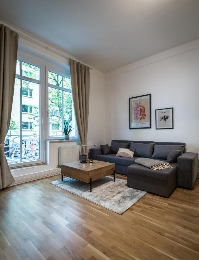 Hochwertige Altbauwohnung Im Modernen Stil In Wiesbaden - Kueche - Terrasse - Wlan - Zentral Exterior foto